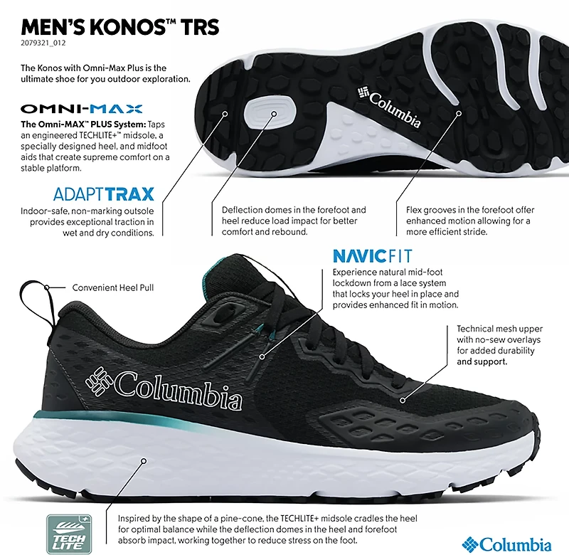 Columbia Sportswear Men's Konos TRS Low Hiking Shoes