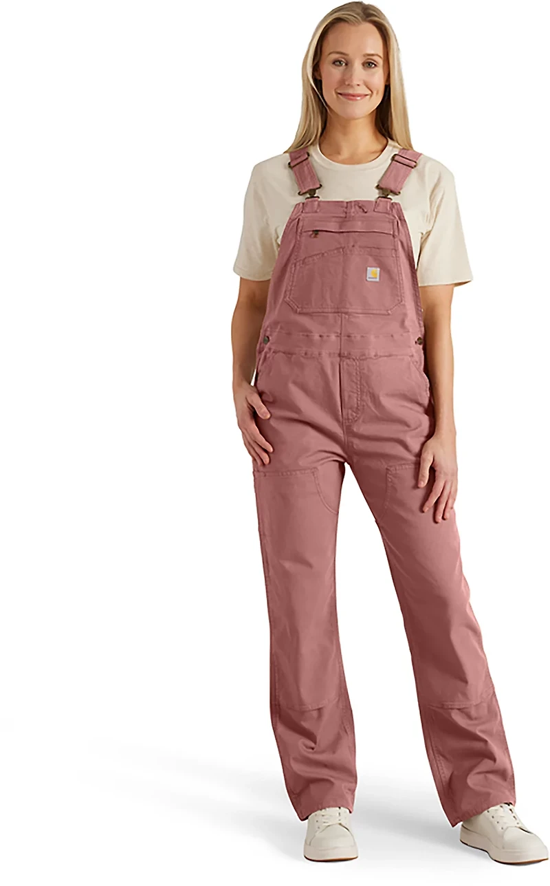 Carhartt Women's Rugged Flex Loose Fit Canvas Bib Overalls
