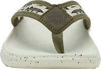 Hey Dude Men's Myers Fish Lure Flip Flops