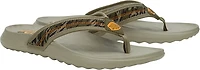 Hey Dude Men's Myers Mossy Oak Camo Flip Flops