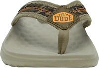 Hey Dude Men's Myers Mossy Oak Camo Flip Flops