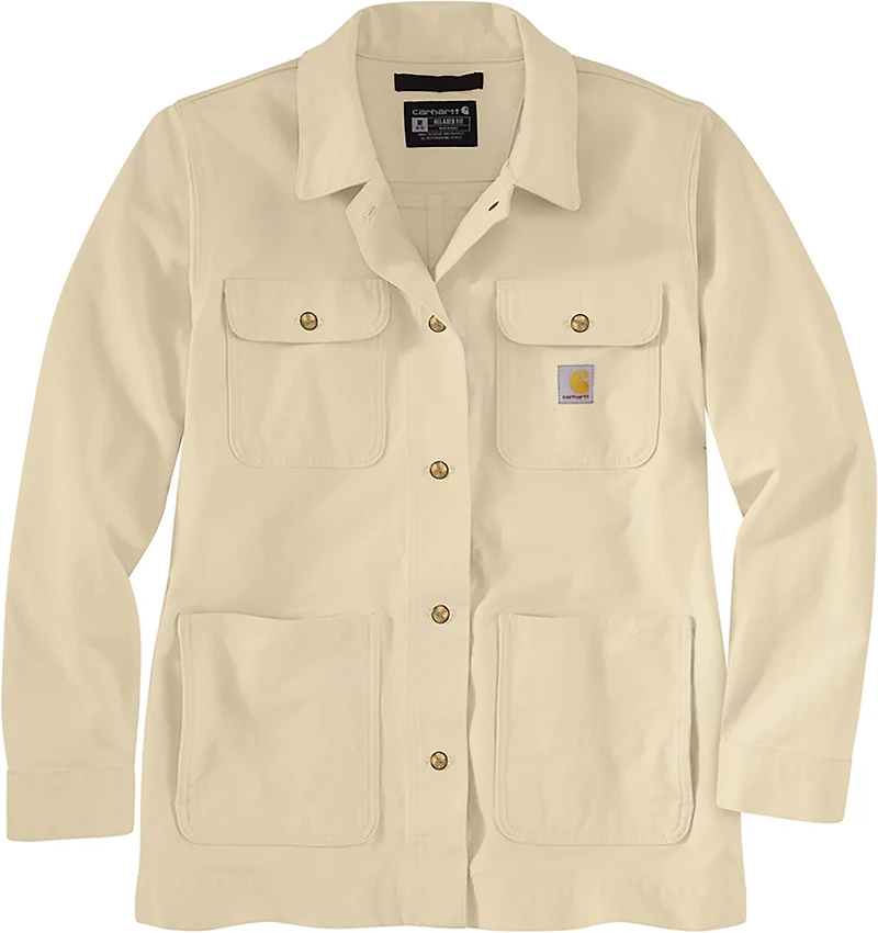 Carhartt Women's Rugged Flex® Loose Fit Canvas Chore Jacket