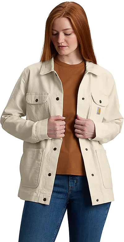 Carhartt Women's Rugged Flex® Loose Fit Canvas Chore Jacket