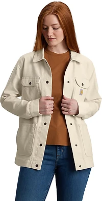 Carhartt Women's Rugged Flex® Loose Fit Canvas Chore Jacket