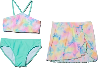 O'Rageous Girls' Sorbet Summer Halter Two-Piece Skirt Set