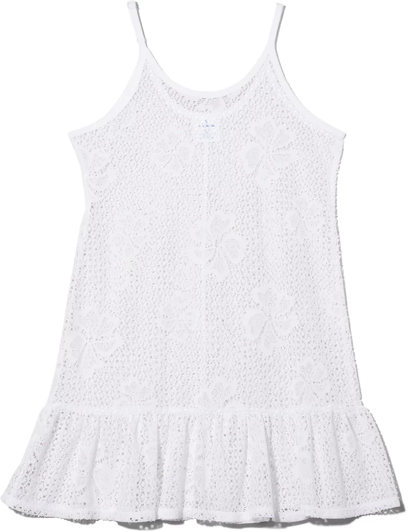 O'Rageous Girls' Crochet Peplum Dress