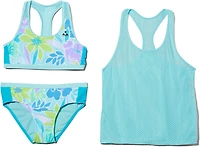 Gerry Girls' Lavish Action Back 3-Piece Swim Set