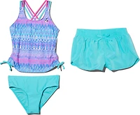Gerry Girls' Waka Triple Strap Tankini 3-Piece Swim Set