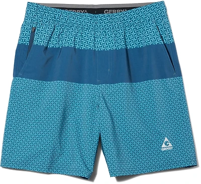 Gerry Men's Geo Ornament Color Block Swim Shorts 9