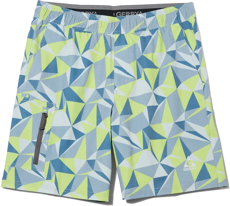 Gerry Men's Abstract Geo Mosaic Swim Shorts 11