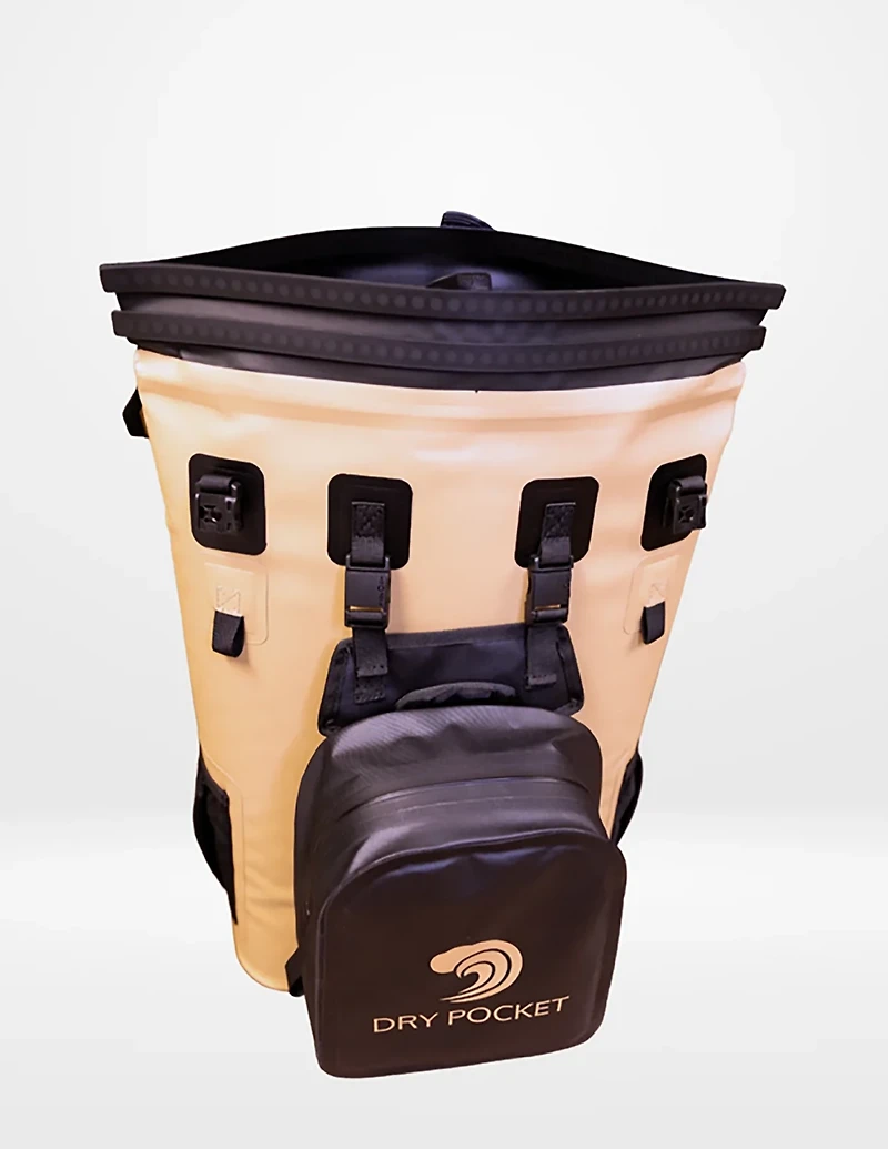 Dry Pocket MagnaGuard Auto-Sealing Floating Dry Bag and 24-Can Backpack Cooler