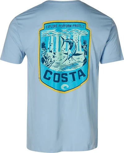 Costa Del Mar Men's Open Water Crest Short Sleeve T-shirt