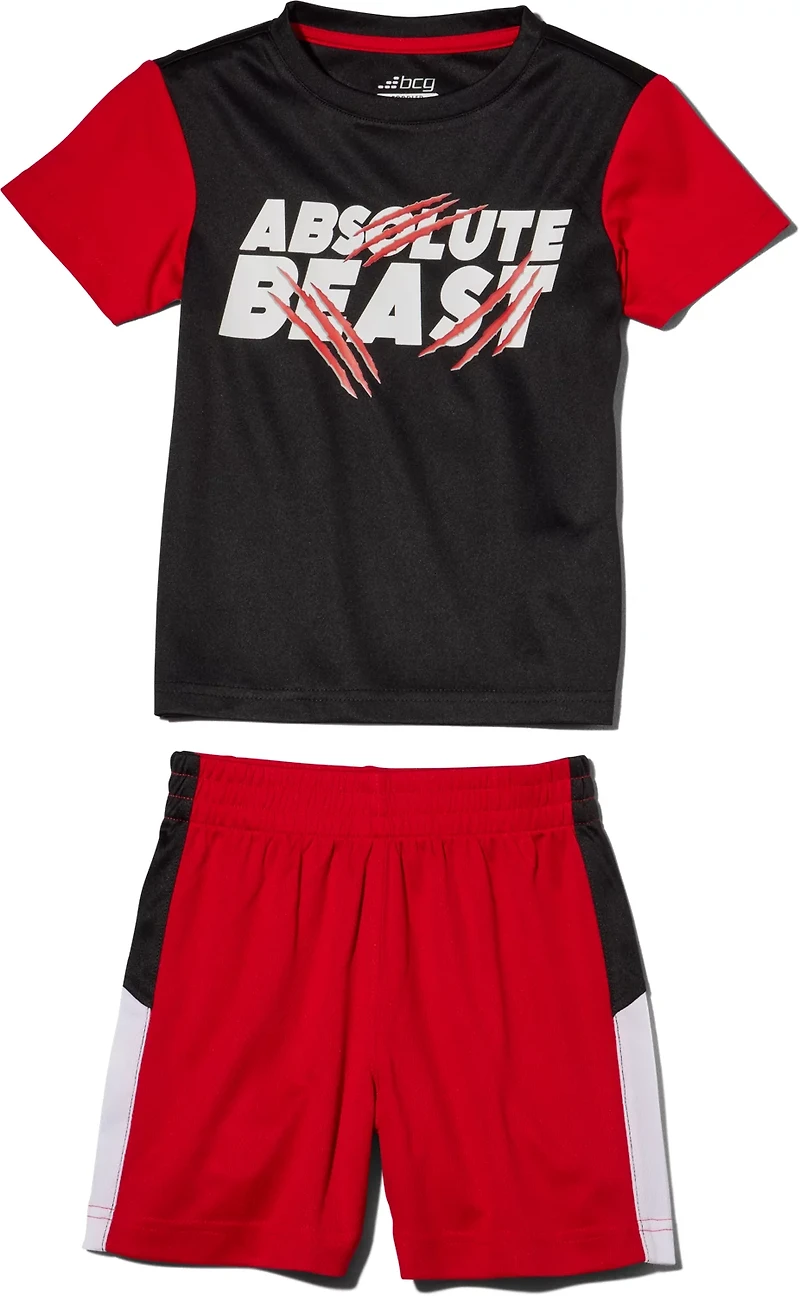 BCG Toddler Boys' Absolute Beast Short Sleeve Clothing Set
