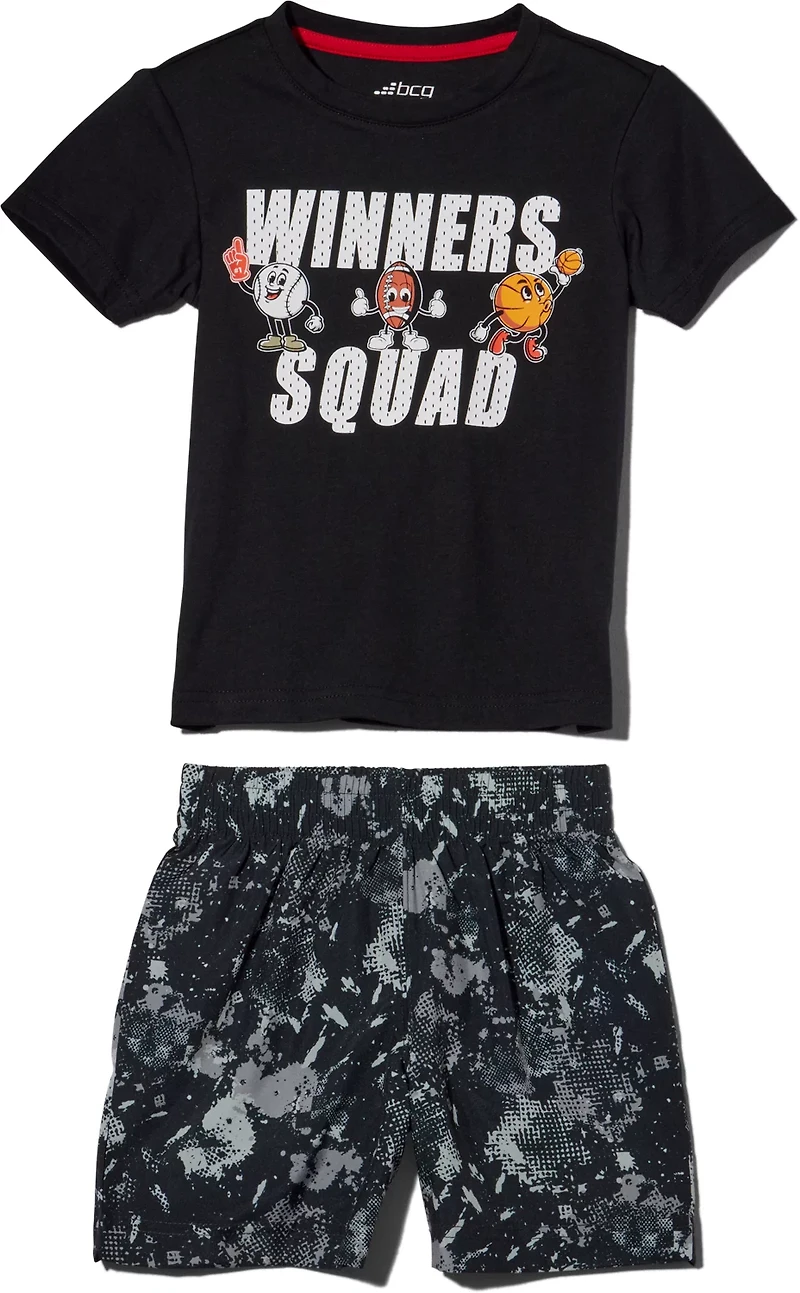 BCG Toddler Boys' Winners Squad T-shirt Set