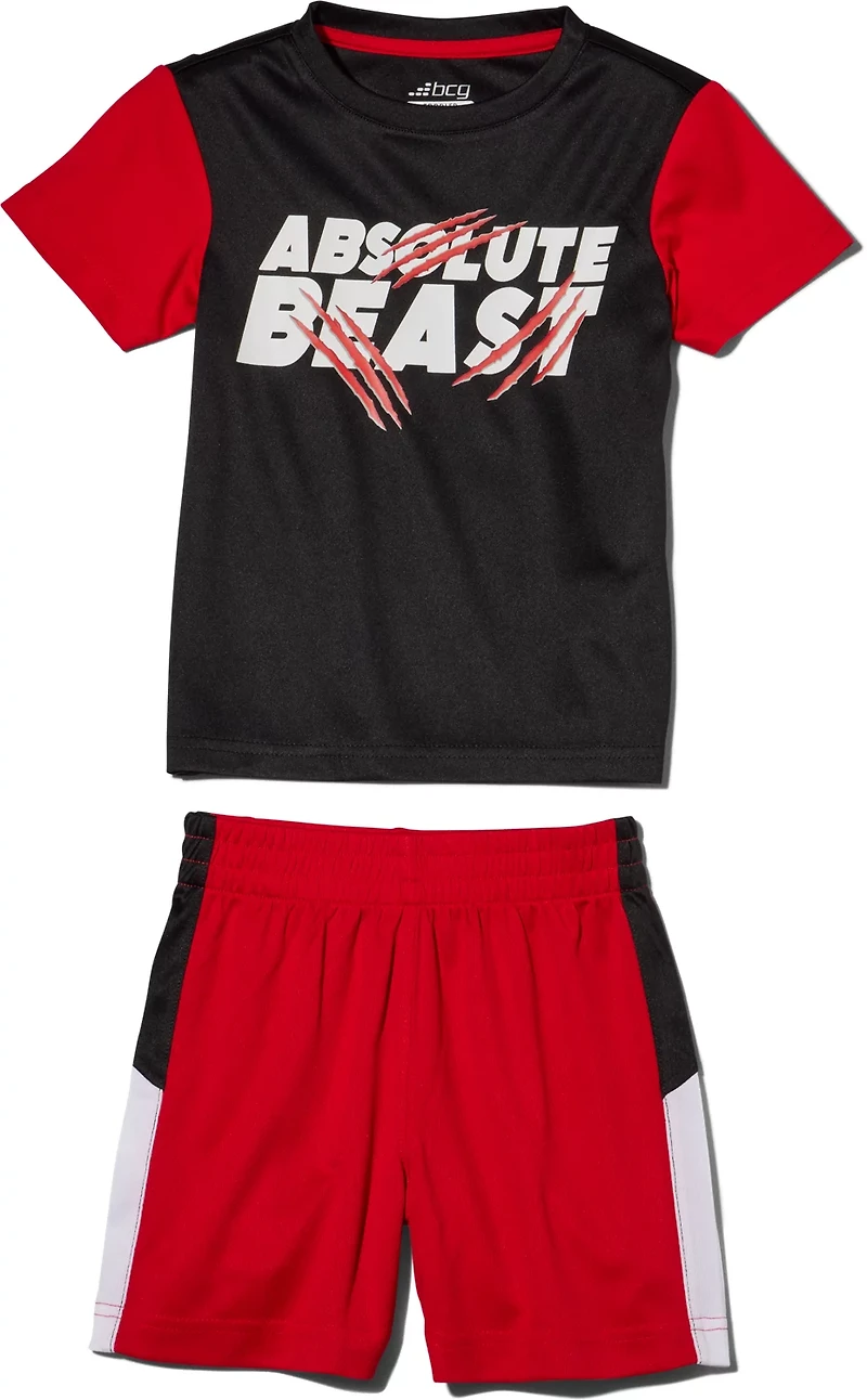 BCG Boys' (4-7) Absolute Beast Short Sleeve Set