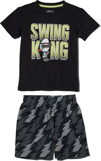 BCG Toddler Boys' Swing King T-shirt Set