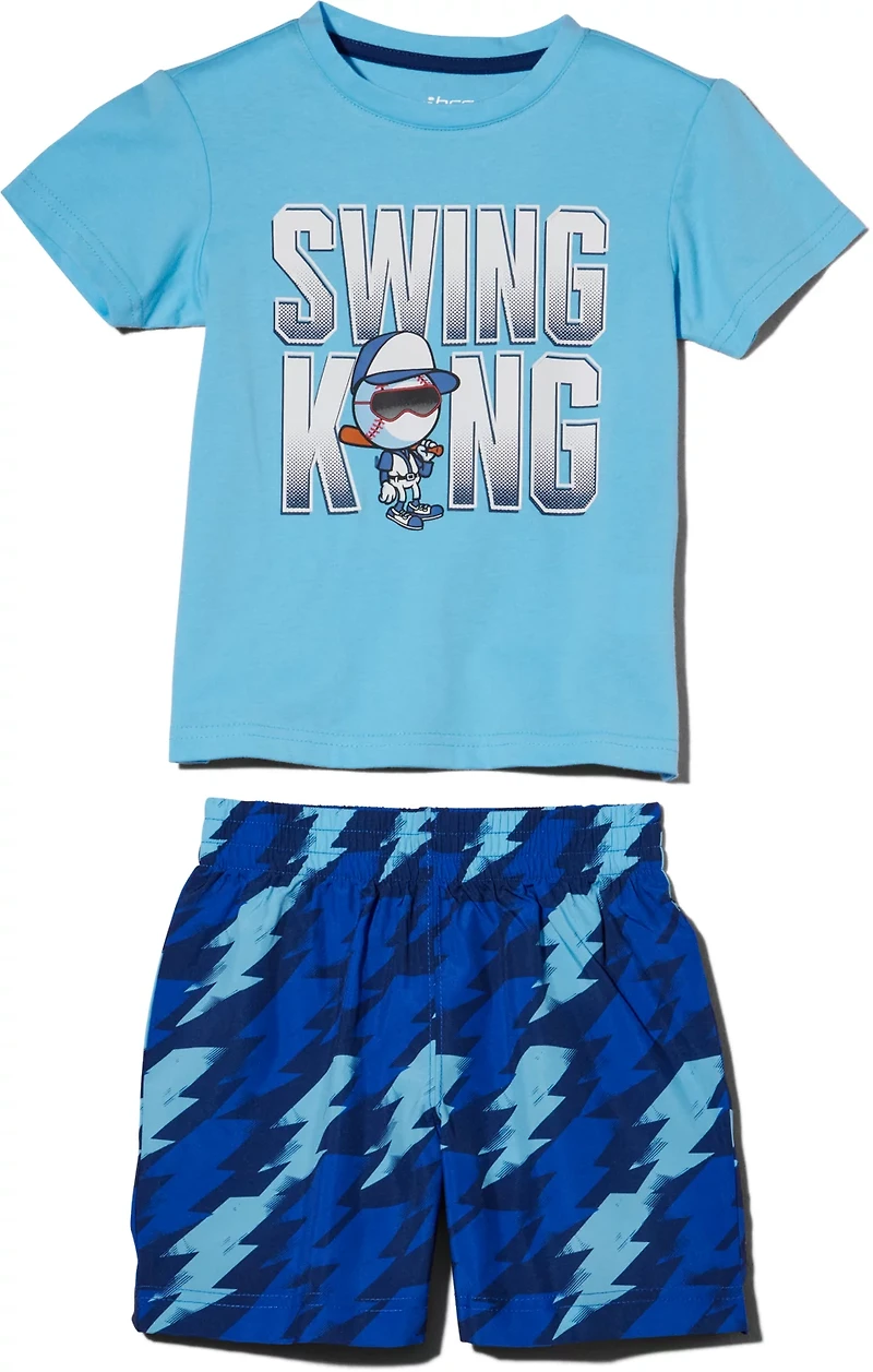 BCG Boys' (4-7) Swing King Short Sleeve 2-Piece Set