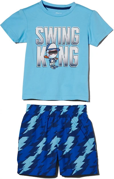 BCG Boys' (4-7) Swing King Short Sleeve 2-Piece Set