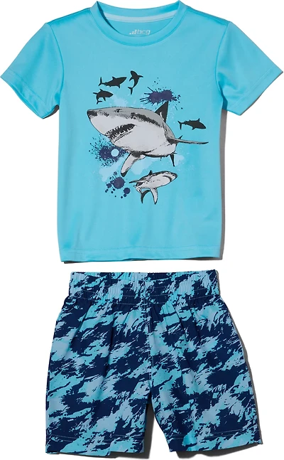 BCG Boys' Shark Attack Graphic T-shirt Set