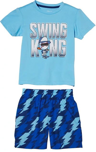 BCG Toddler Boys' Swing King T-shirt Set