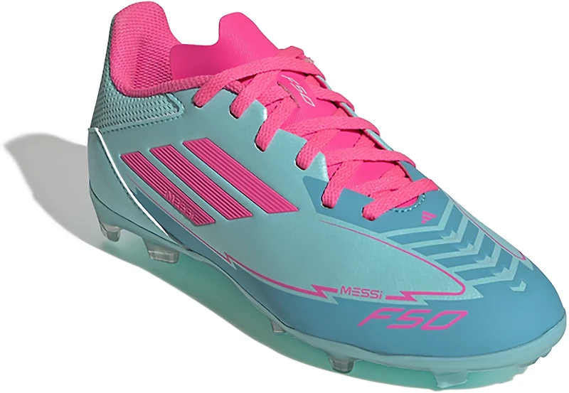 adidas Kids’ F50 League FG/MG Messi Soccer Cleats