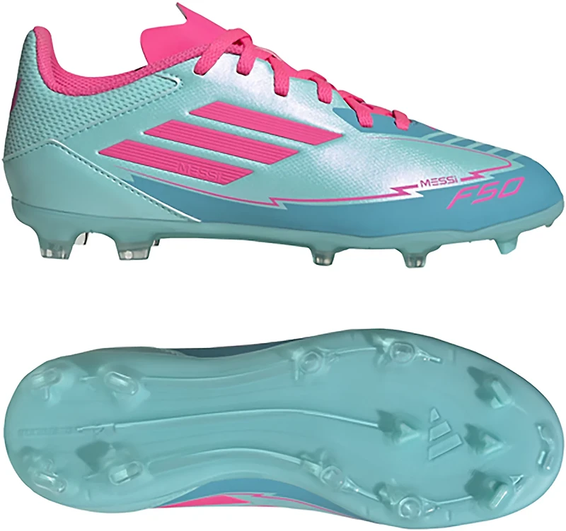 adidas Kids’ F50 League FG/MG Messi Soccer Cleats