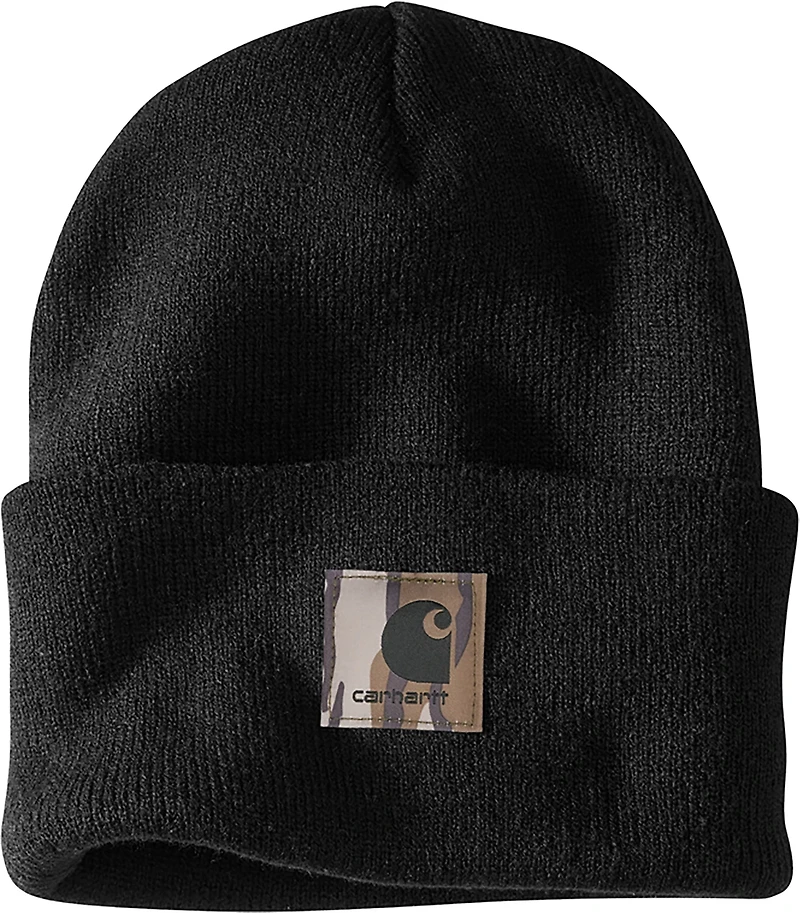 Carhartt Adult Knit Camo Patch Beanie