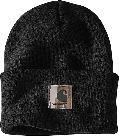Carhartt Adult Knit Camo Patch Beanie