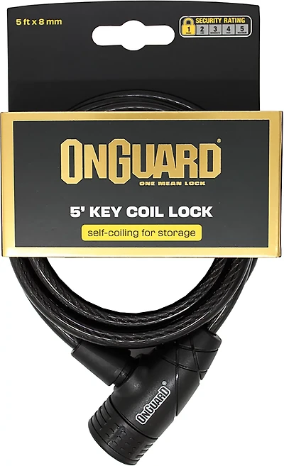 OnGuard 5 ft x 8 mm Cable & Key Lock