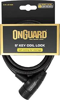 OnGuard 5 ft x 8 mm Cable & Key Lock