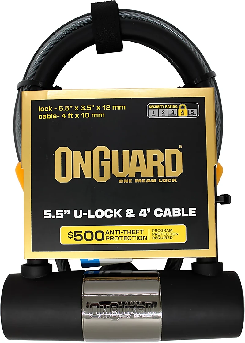 OnGuard U-Lock & Cable