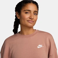 Nike Women's Sportswear Clube Fleece Loose Crew-Neck Sweatshirt
