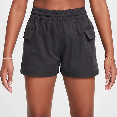 Nike Girls' Sportswear Woven Cargo Shorts 3