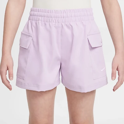 Nike Girls' Sportswear Woven Cargo Shorts 3