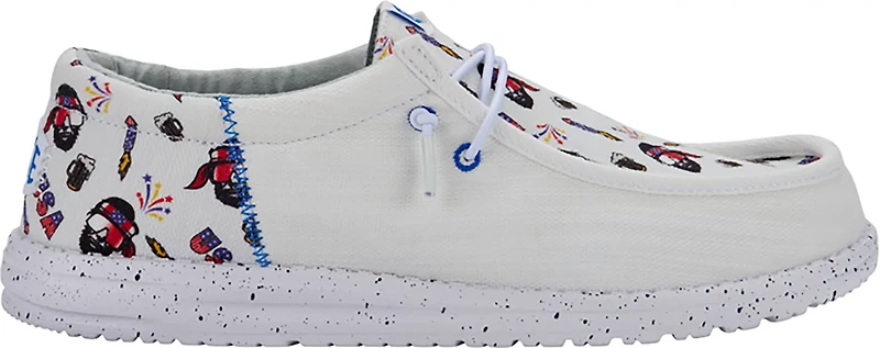 HEYDUDE Men's Wally Funk Americana Party Slip-On Shoes