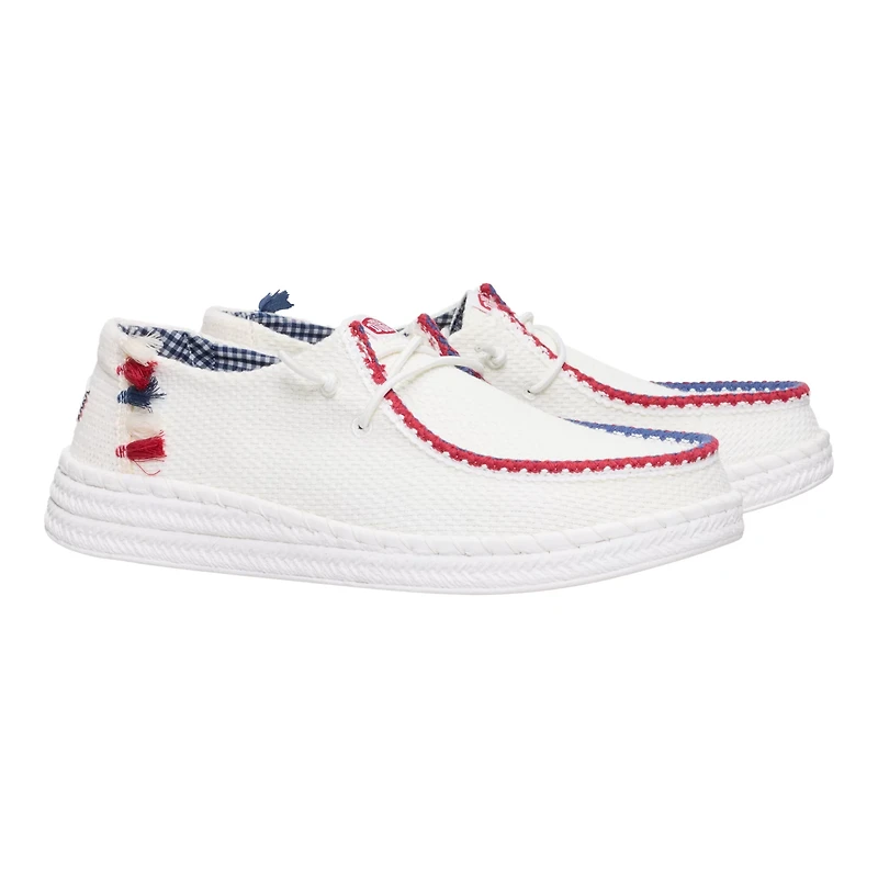 HEYDUDE Women's Wendy Americana Espadrille Shoes