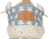 HEYDUDE Kids' Wally Funk Americana Stars Slip-On Shoes