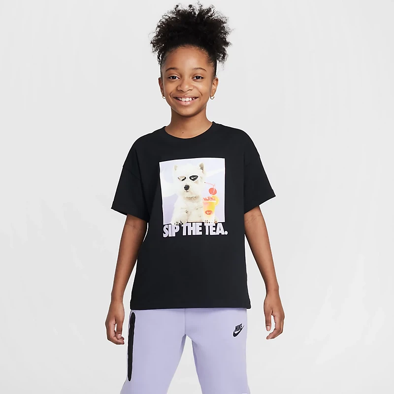 Nike Girls' Sportswear Sip Photo T-shirt