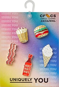 Crocs Gold Spicy Combo Jibbitz 5-Pack