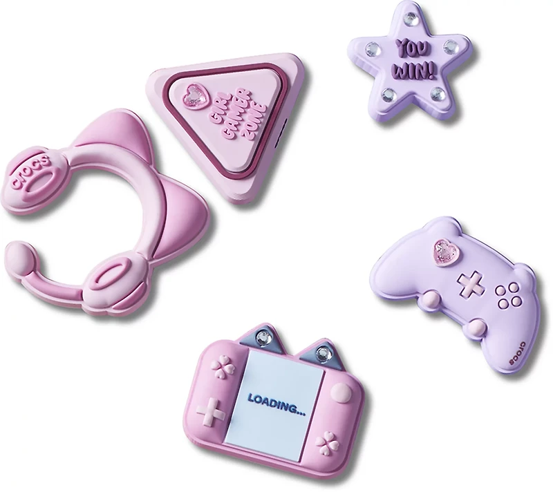 Crocs Girl Gamer Jibbitz 5-Pack