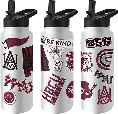 Logo Brands Alabama A&M 34 oz Native Quencher Bottle