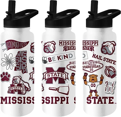 Logo Brands Mississippi State 34 oz Native Quencher Bottle