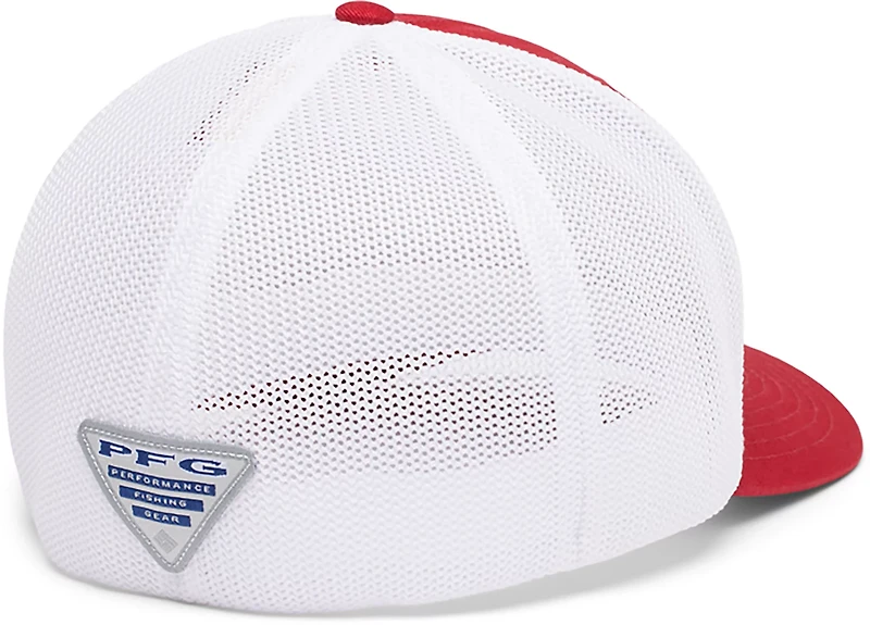 Columbia Sportswear Men's University of Oklahoma USA Flag PFG Fish Ball Cap