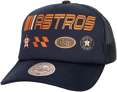 Mitchell & Ness Men's Houston Astros Speedway Trucker Cap