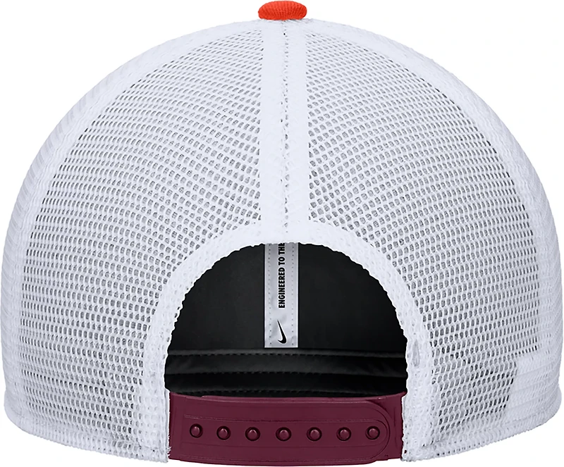 Nike Men's Virginia Tech University Rise Structured Adjustable Mesh Cap