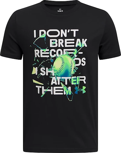 Under Armour Boys' Baseball Records T-shirt