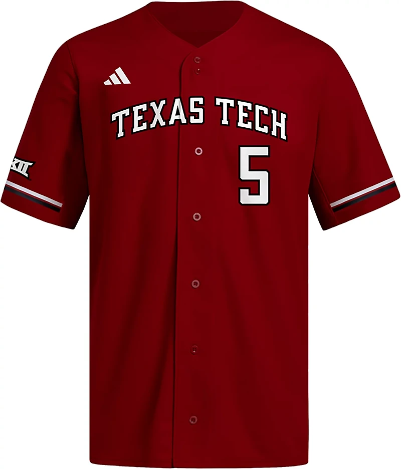 adidas Men's Texas Tech University Patrick Mahomes Arch Baseball Replica Jersey