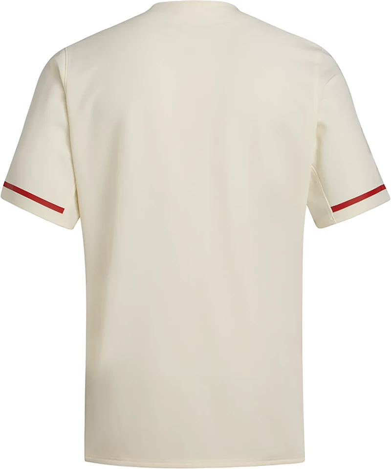 adidas Men's University of Louisville Gold Standard Full Button Baseball Jersey