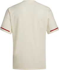 adidas Men's University of Louisville Gold Standard Full Button Baseball Jersey