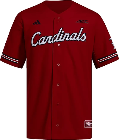 adidas Men's University of Louisville Reverse Retro Replica Baseball Jersey